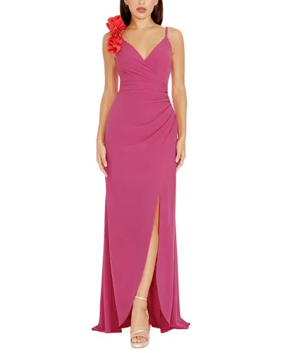 Dress The Population Camelia Maxi Dress In Purple