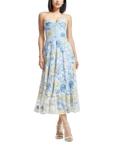 DRESS THE POPULATION DRESS THE POPULATION CARINA EMBELLISHED MIDI DRESS