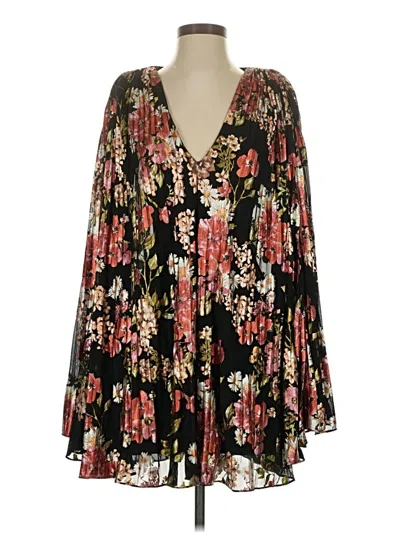 Pre-owned Dress The Population Casual Dress In Black