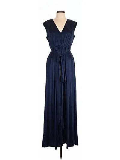Pre-owned Dress The Population Casual Dress In Blue