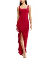 Dress The Population Charlene Gown In Red