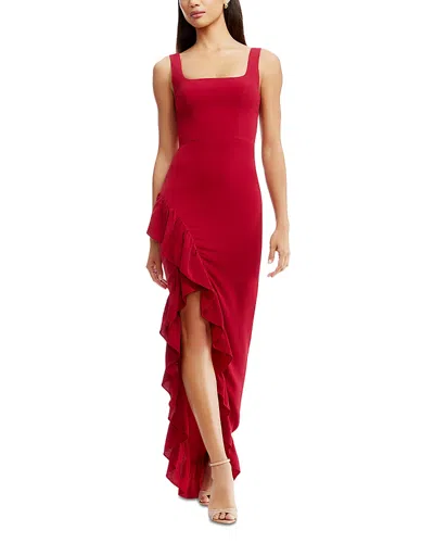 Dress The Population Charlene Gown In Red