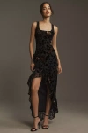 Dress The Population Charlene Maxi Gown In Black