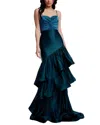 Dress The Population Clarice Mermaid Gown In Blue