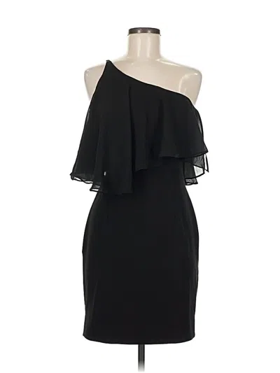 Pre-owned Dress The Population Cocktail Dress In Black
