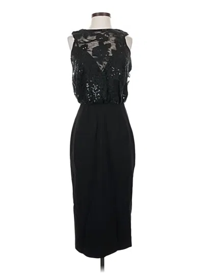 Pre-owned Dress The Population Cocktail Dress In Black