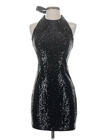Pre-owned Dress The Population Cocktail Dress In Black