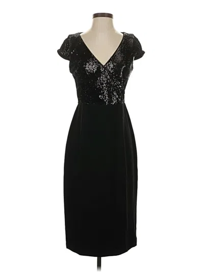 Pre-owned Dress The Population Cocktail Dress In Black