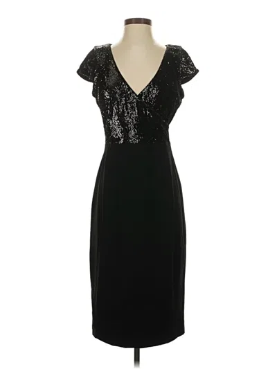 Pre-owned Dress The Population Cocktail Dress In Black