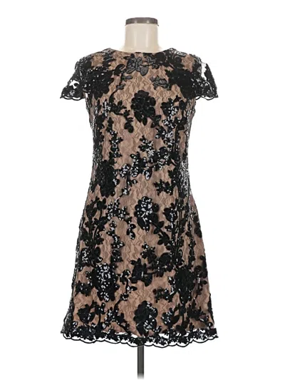 Pre-owned Dress The Population Cocktail Dress In Black