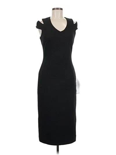 Pre-owned Dress The Population Cocktail Dress In Black