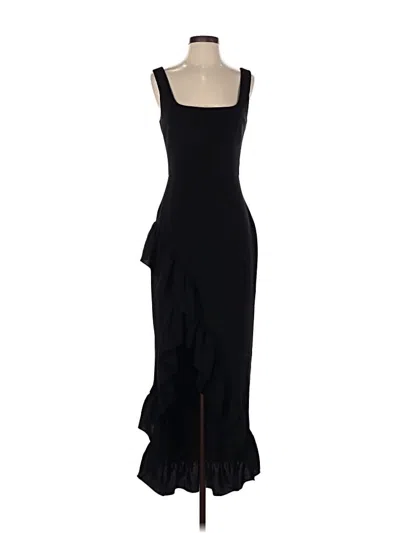 Pre-owned Dress The Population Cocktail Dress In Black