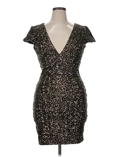 Pre-owned Dress The Population Cocktail Dress In Black