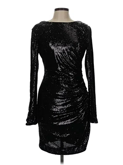 Pre-owned Dress The Population Cocktail Dress In Black