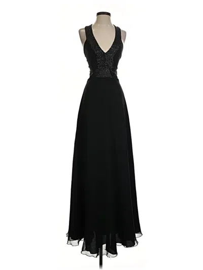 Pre-owned Dress The Population Cocktail Dress In Black