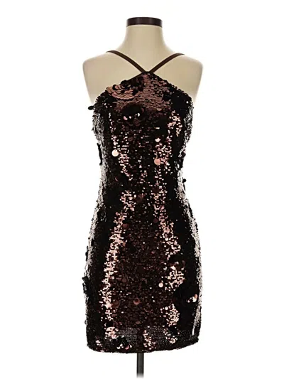 Pre-owned Dress The Population Cocktail Dress In Black