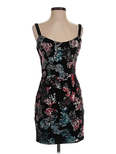 Pre-owned Dress The Population Cocktail Dress In Black
