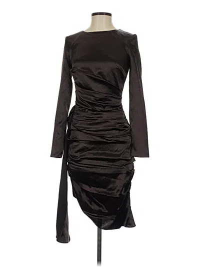 Pre-owned Dress The Population Cocktail Dress In Black