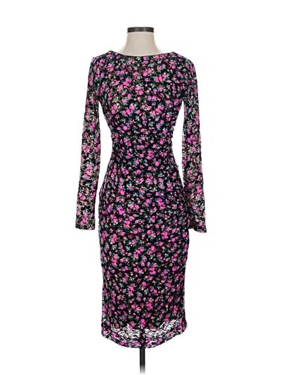 Pre-owned Dress The Population Cocktail Dress In Black