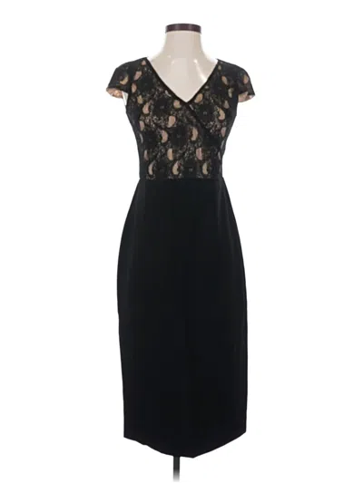 Pre-owned Dress The Population Cocktail Dress In Black