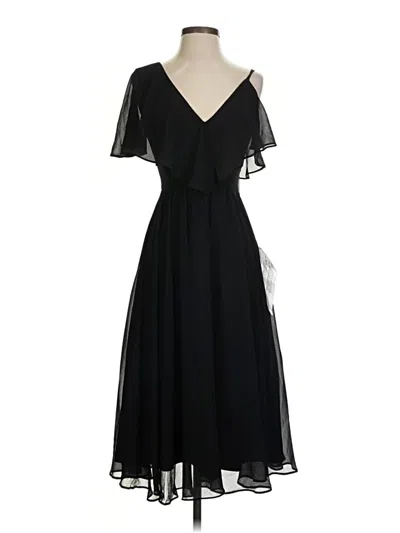 Pre-owned Dress The Population Cocktail Dress In Black