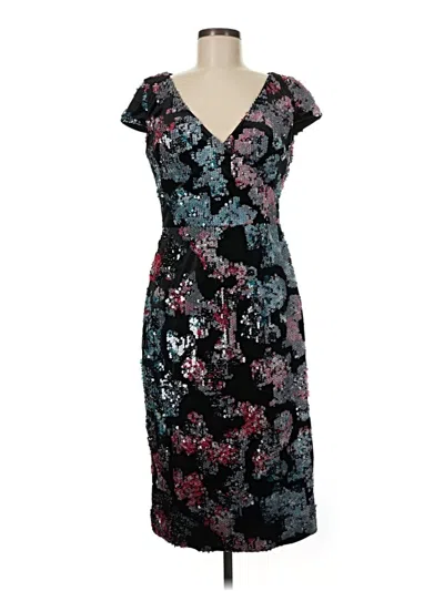 Pre-owned Dress The Population Cocktail Dress In Black