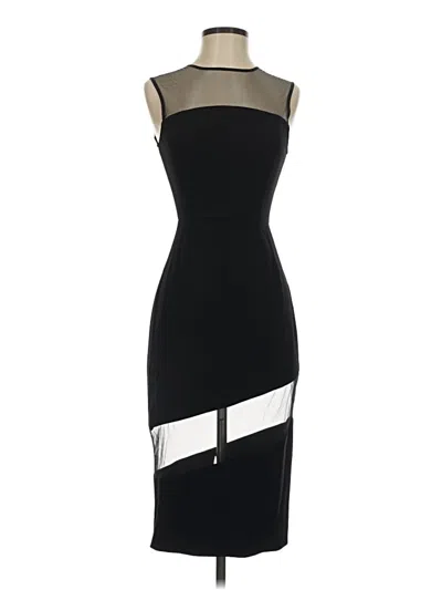 Pre-owned Dress The Population Cocktail Dress In Black