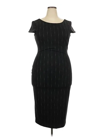 Pre-owned Dress The Population Cocktail Dress In Black