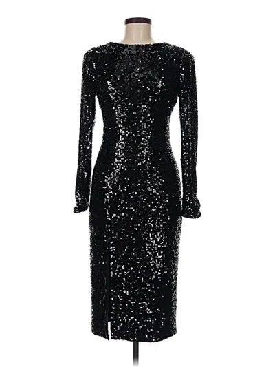 Pre-owned Dress The Population Cocktail Dress In Black