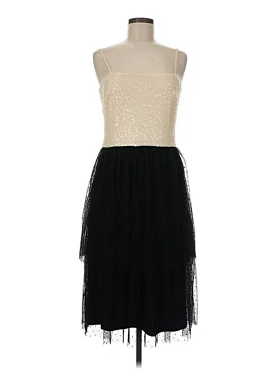 Pre-owned Dress The Population Cocktail Dress In Black