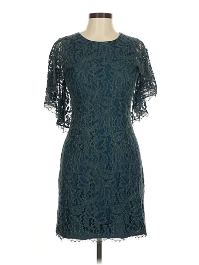 Pre-owned Dress The Population Cocktail Dress In Blue