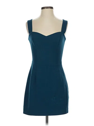 Pre-owned Dress The Population Cocktail Dress In Blue