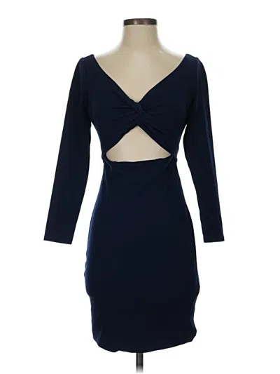 Pre-owned Dress The Population Cocktail Dress In Blue