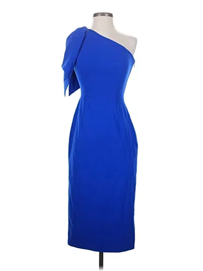 Pre-owned Dress The Population Cocktail Dress In Blue