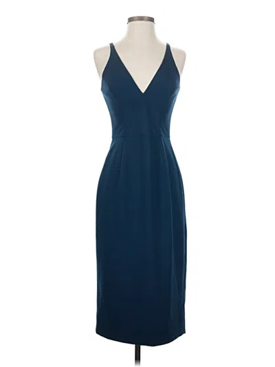 Pre-owned Dress The Population Cocktail Dress In Blue