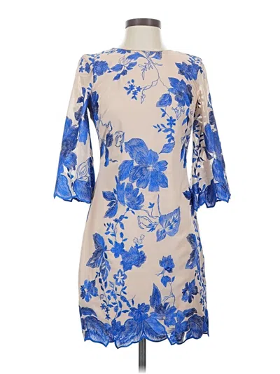 Pre-owned Dress The Population Cocktail Dress In Blue