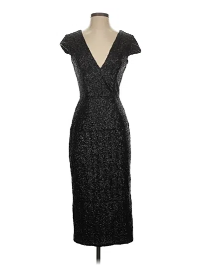 Pre-owned Dress The Population Cocktail Dress In Gray