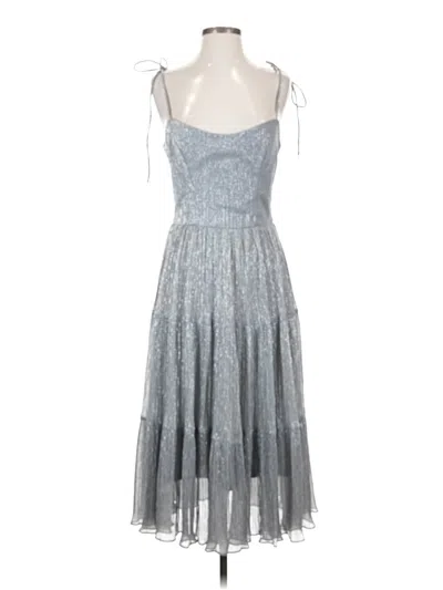 Pre-owned Dress The Population Cocktail Dress In Gray
