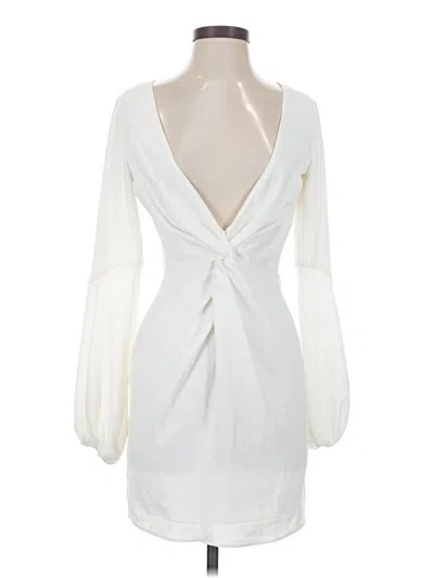 Pre-owned Dress The Population Cocktail Dress In Ivory
