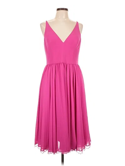 Pre-owned Dress The Population Cocktail Dress In Pink