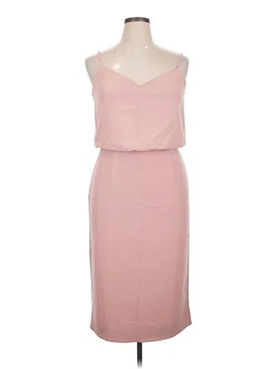Pre-owned Dress The Population Cocktail Dress In Pink
