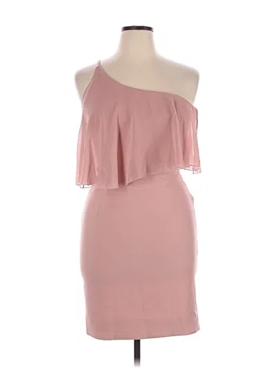 Pre-owned Dress The Population Cocktail Dress In Pink