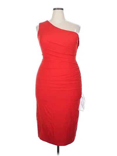 Dress The Population Cocktail Dress In Red