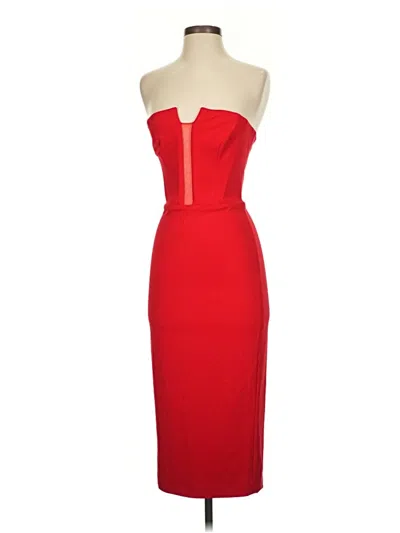 Pre-owned Dress The Population Cocktail Dress In Red