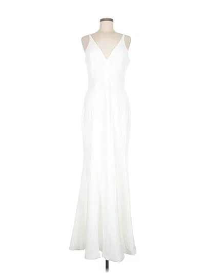 Pre-owned Dress The Population Cocktail Dress In White