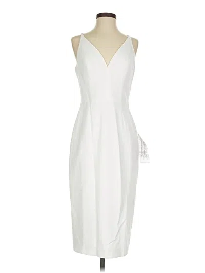 Pre-owned Dress The Population Cocktail Dress In White