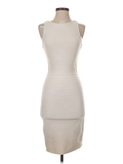 Pre-owned Dress The Population Cocktail Dress In White