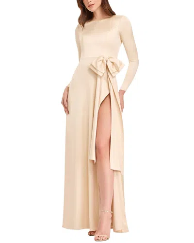Dress The Population Daphne Maxi Dress In Neutral