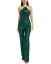 Dress The Population Darian Jumpsuit In Green