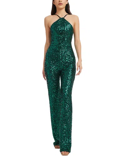Dress The Population Darian Jumpsuit In Green